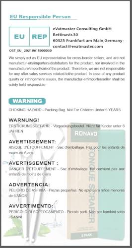 RONAVO RONAVO Tongue Scraper for Adults (4 PC), New 2023 Tounge Scraper Dual Scraping Head with Travel Cases, Stainless Steel Tongue Cleaner Fresh Breath, Oral Care, 2 Colors