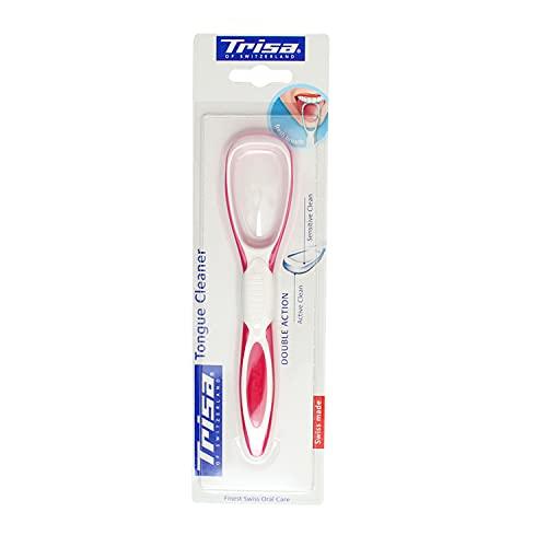 TRISA Trisa Tongue Cleaner Double Action (Assorted Color)