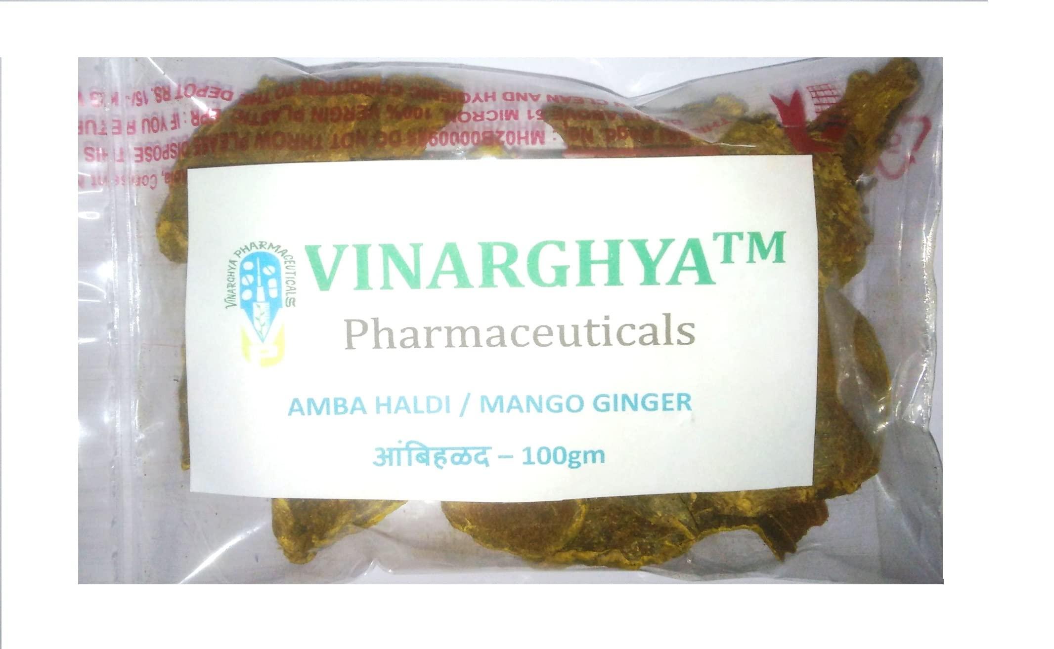 vinarghya Vinarghya - Aambi Halad/Safed Haldar/Mango ginger Turmeric/Amba Haldi - 100g
