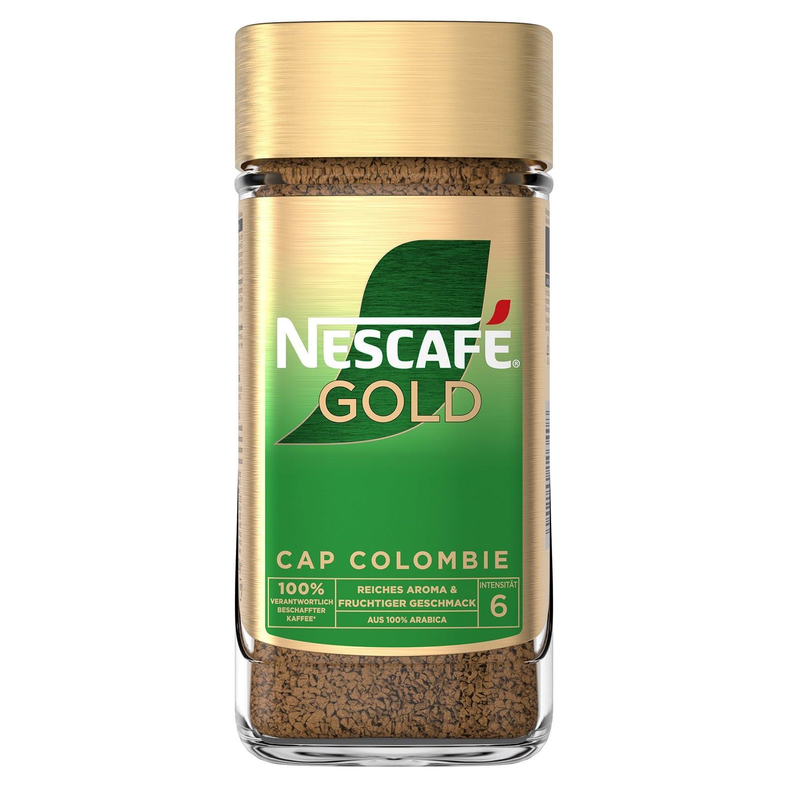 Nescafe Nescafe Gold Instant Coffee Cap Colombia 200 Gm - Powder, Glass Bottle
