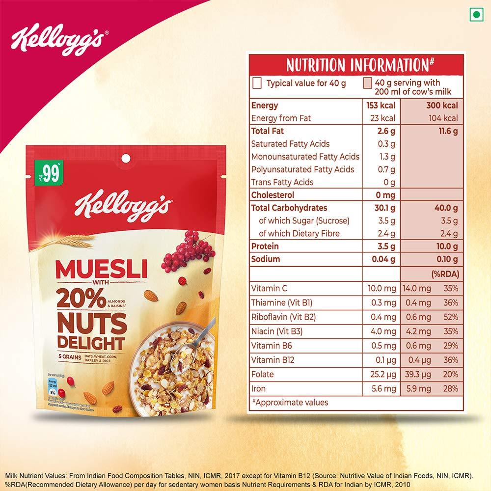 Kellogg's Kellogg's Muesli - Nuts Delight, 160g