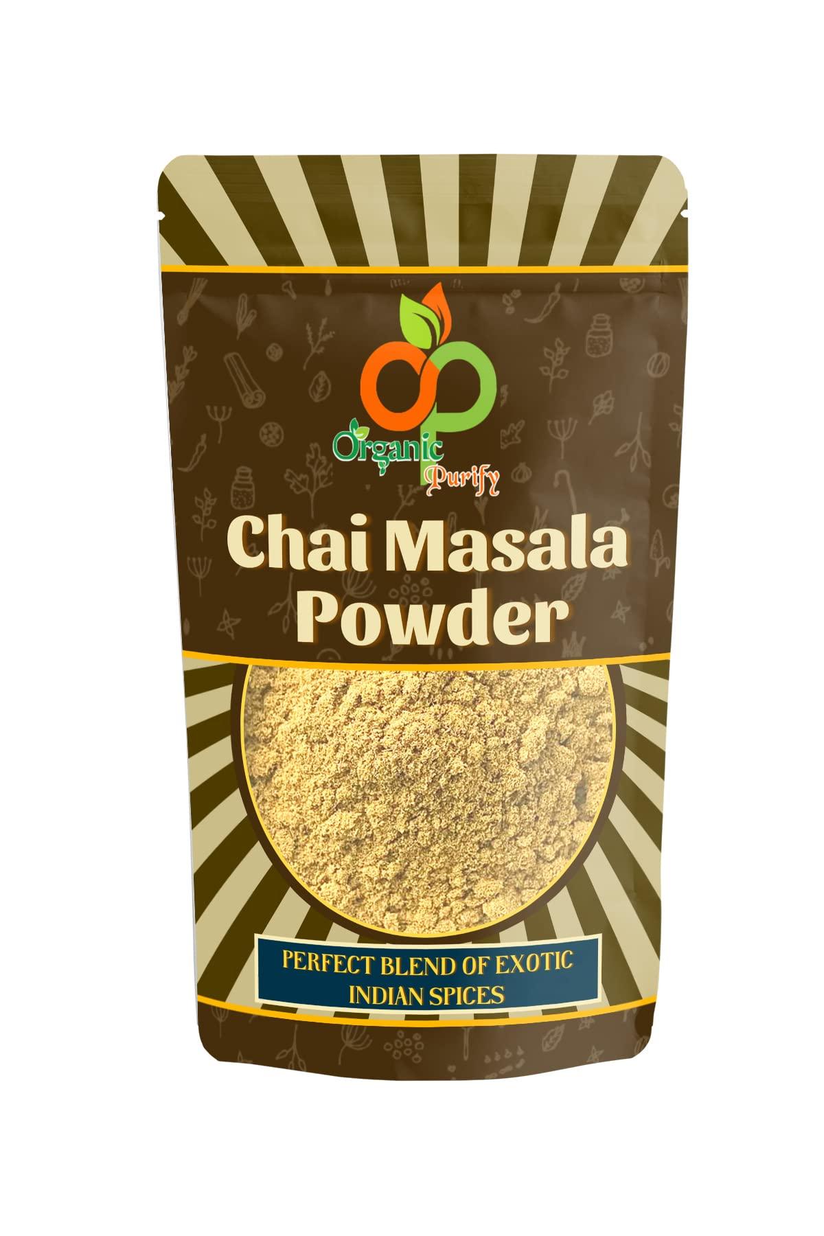 ORGANIC PURIFY Organic Purify KADAK CHAI MASALA POWDER 100GM Immunity Booster I Helps in Cold and Cough Tea Masala Powder