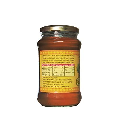 BANGLAR GRAMIN MADHU Sundarban Mangrove Honey 500 grms| Healthy Honey |100 % Pure Raw Comb Extracts |Unprocessed Unpasteurized | Golden Drops | Banglar Gramin Madhu| 500 Gms Pack