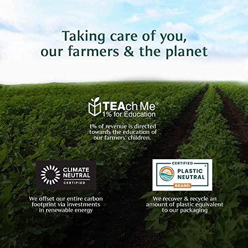 VAHDAM Peach Ginger Iced Tea Instant Premix (150g/5.29oz) 60 Servings | Lightly Sweetened Iced Tea | Fruity Peach & Zingy Ginger | Best for Mocktails & Cocktails | Packed in Tin Caddy | VAHDAM