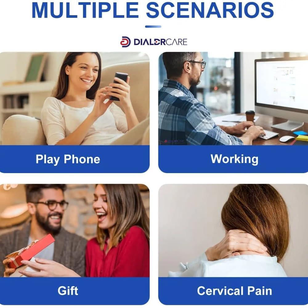 DIALDRCARE DIALDRCARE Cervical Plastic Collar For Neck Pain Relief Neck Support Brace For Spinal Pain And Pressure Relief Yoga Home Office, One Size