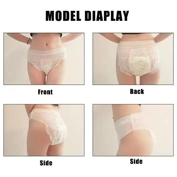 empresa industries Overnight Period Panties (Medium/Large size, pack of 15 panties) for heavy flow period protection | with 360 degree anti-leakage design & airy-soft fabric | 1 panty = ~3 regular pads (Pack of 15)