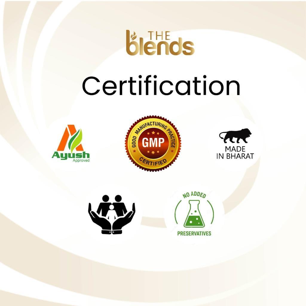 The blends The Blends Shilajit Capsule 500 MG with Ashwagandha and Safed Musli, For Men & Women Pack of 1 (60 Capsule)