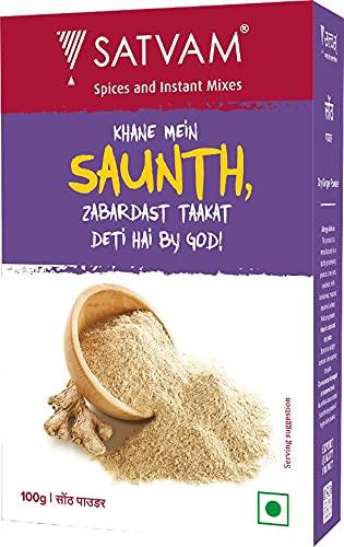 SATVAM Satvam Dry Ginger Powder (Pack of 3)|(3 * 100g) | Sunth/Saunth Powder