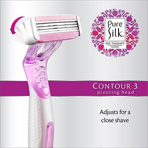 Pure Silk Pure Silk Premium Disposable Three Razor, 4 Count
