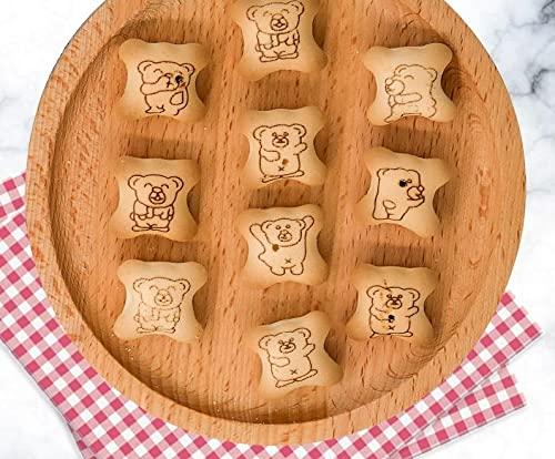 ANUVAN FEEL THE UTSAV Anuvan™ Feel The Utsav Little Bear Chocolate Cream Filled Biscuits And Cookies For Kids | Teddy Bear Fill with Delicious Chocolate (Pack of 2)