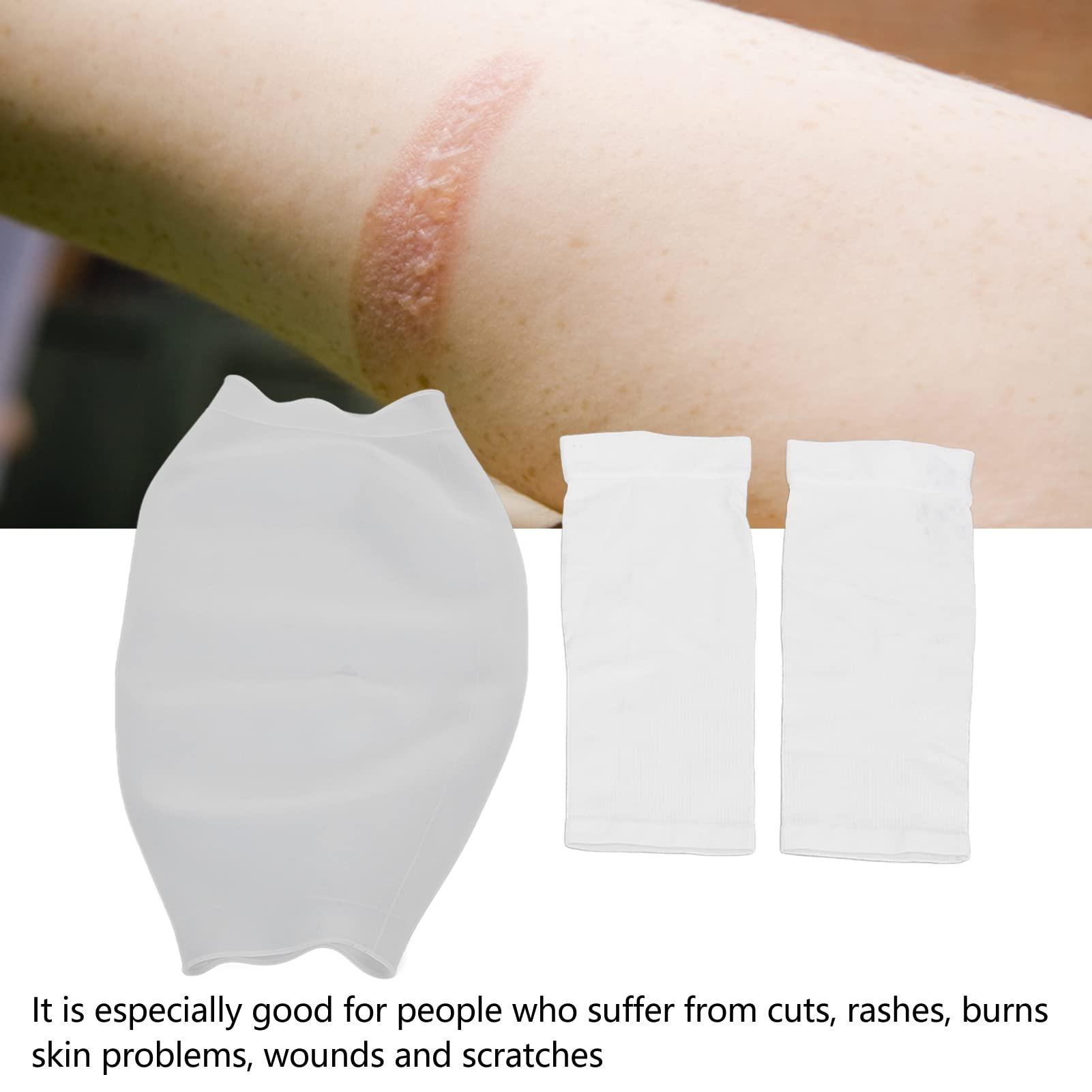 Asixxsix PICC Line Shower Cover, Arm PICC Line Sleeve Protector Waterproof Silicone Elasticity for Skin Problems (L)