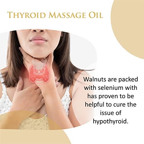 Exomoon Exomoon The Original Thyroid Walnut Oil, 30ml - Cold Pressed, Pure & Natural - for Massage and Aromatherapy (Pack of 3)
