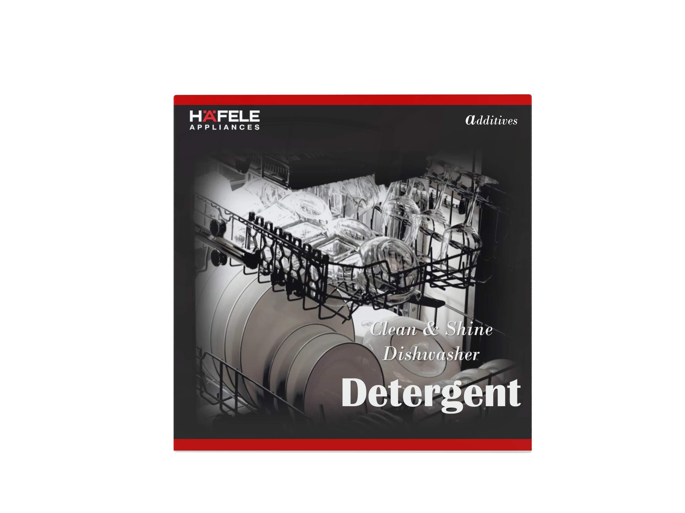 Hafele Hafele Dishwasher Additives Pack - Dishwashing Detergent 1kg (Pack of 3), Salt 1kg (Pack of 3) & Rinse Aid 500ml (Pack of 2)