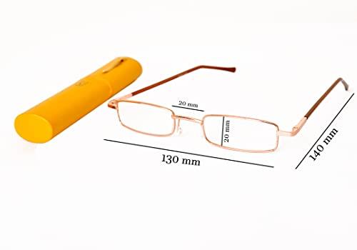 SpexIcon SpexIcon Pack of 2 - Pen Type Reading Glasses For Men & Women, Multicolor Pack (Multicolor, 1.00)