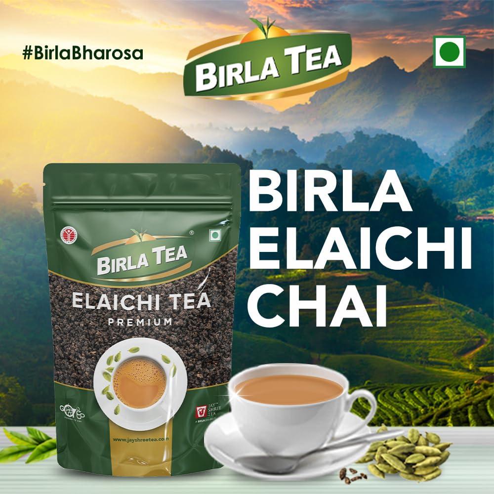 Jay Shree Tea A Birla Product Birla Tea Premium Elaichi CTC Tea | Fresh Healthy Kadak Cardamom Chai Patti 250 g