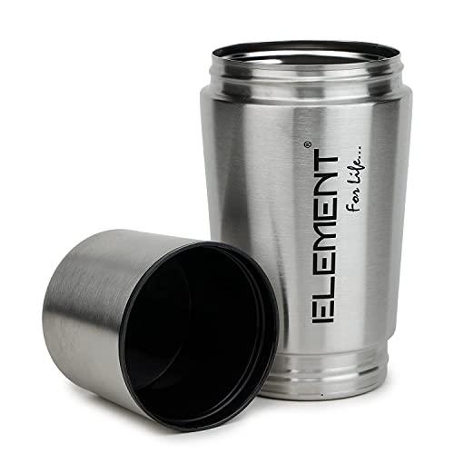 Upheavel Upheavel ELEMENT Protein Shakes Smoothies Supplements Gym Steel Shaker Bottle, Set of 1, Black, 750ml