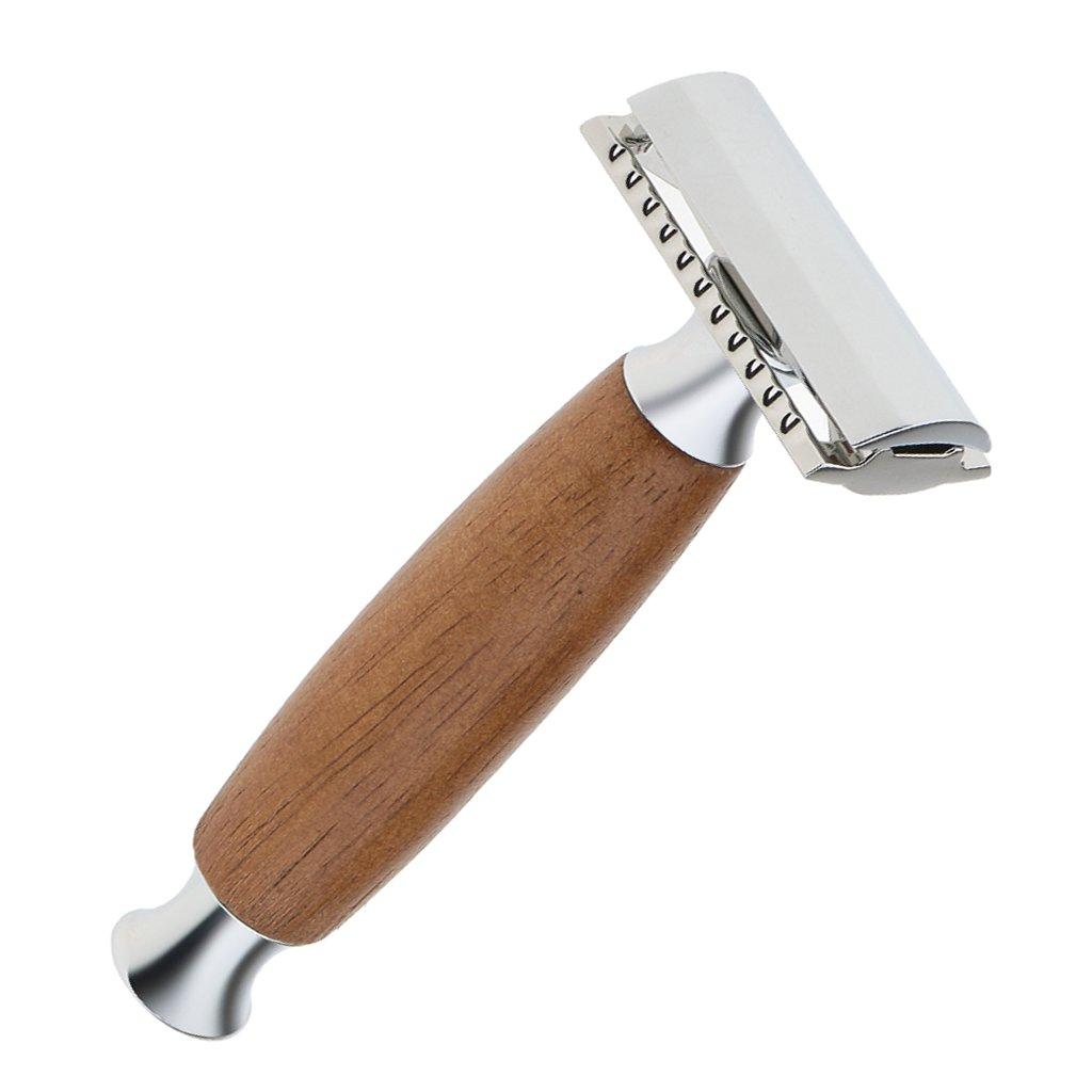 COMBR COMBR Men's Vintage Double Edge Safety Shaving Razor Alloy Classic Manual Shaver