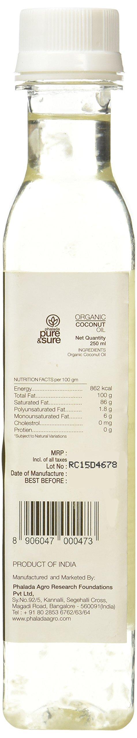 Phalada Pure & Sure Pure & Sure Castor Oil, 500ml & Pure and Sure Organic Coconut Oil, 250ml