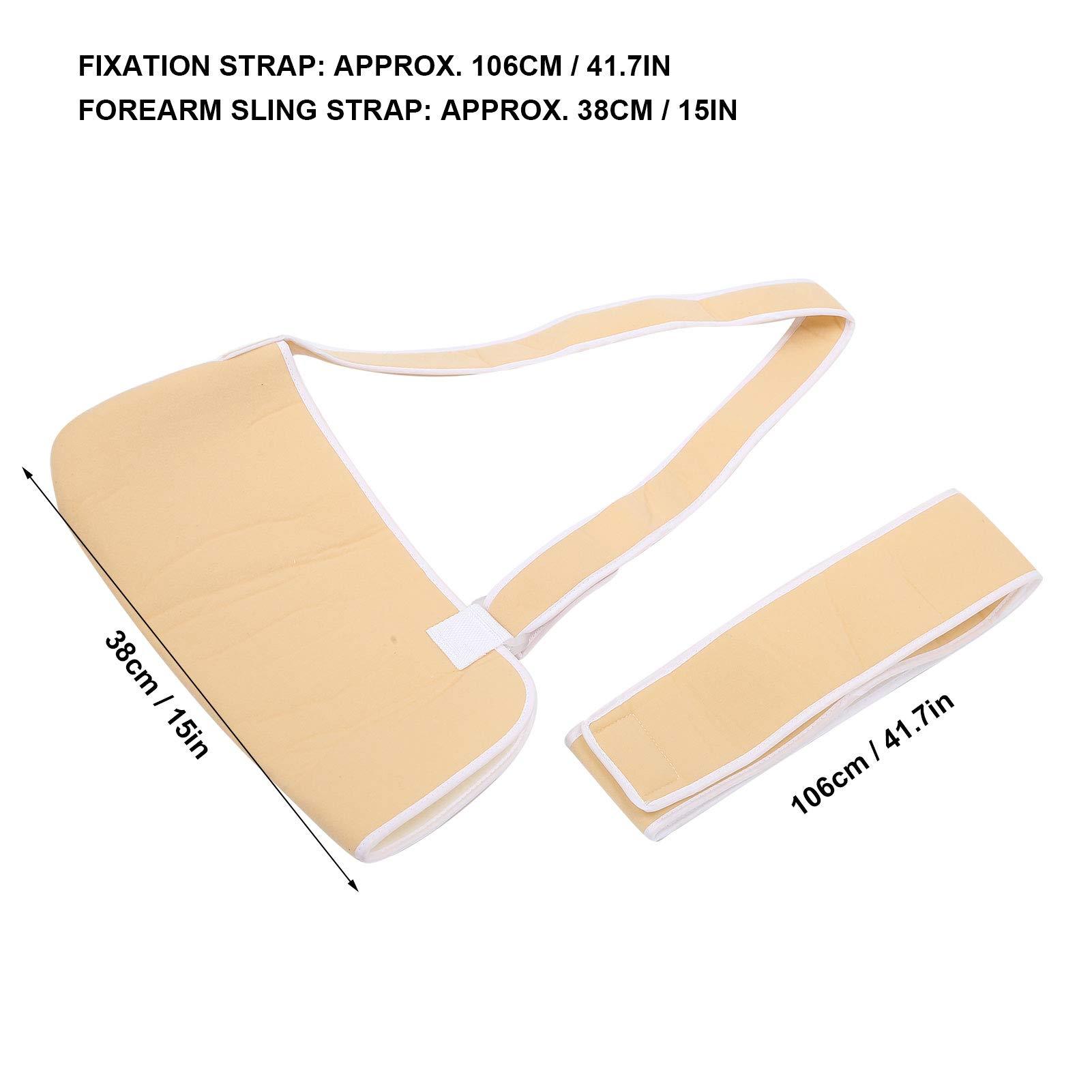 HUADM Forearm Sling, Composite Cloth Broken Arm Sling Durable Fracture Arm Support for Humerus Fracture for Forearm Fracture for Wrist Fracture