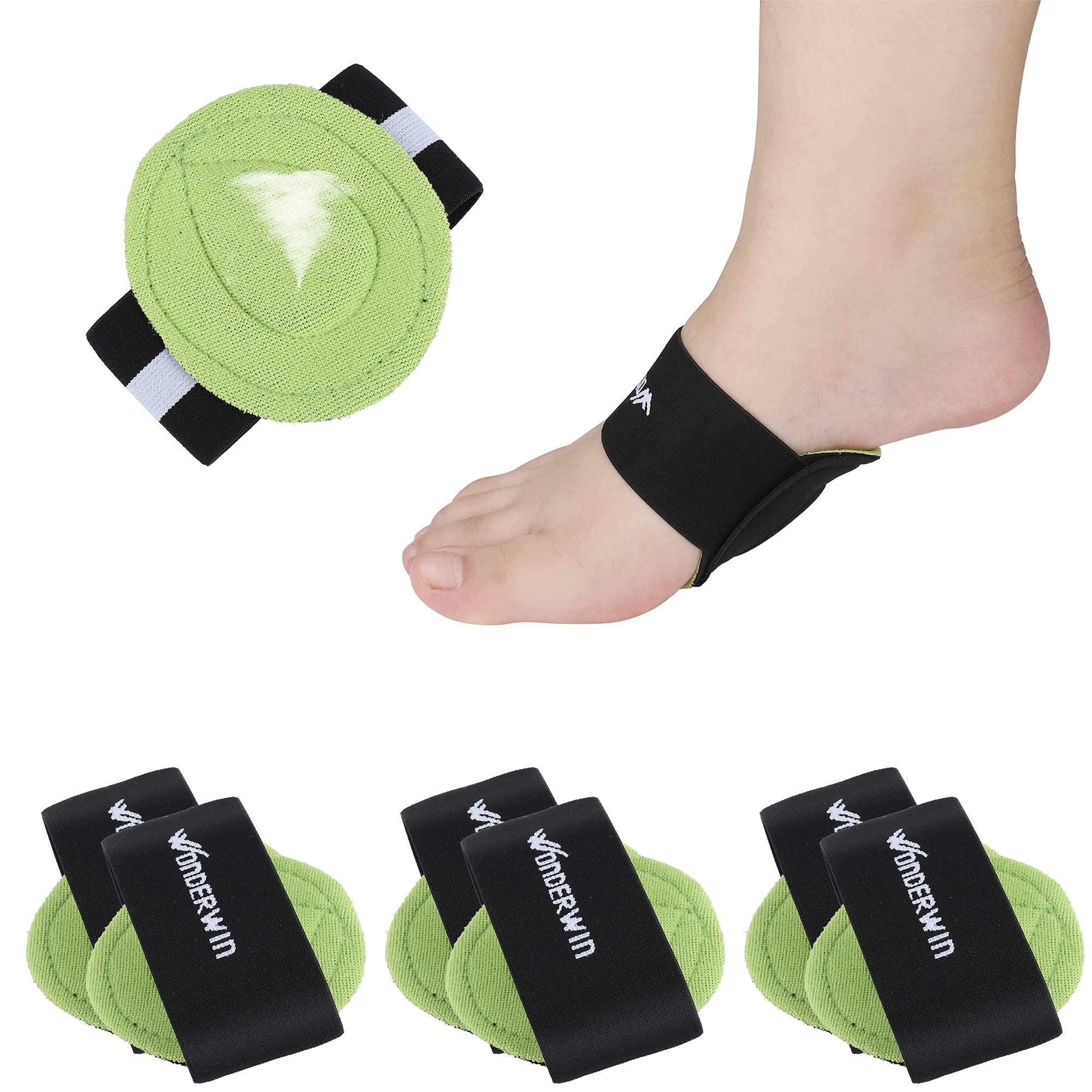 Wonderwin Wonderwin Arch Support,3 Pairs Compression Fasciitis Cushioned Support Sleeves,Plantar Fasciitis Foot Relief Cushions For Plantar Fasciitis,Fallen Arches,Achy Feet Problems For Men&Women