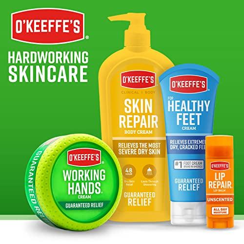 O'Keeffe's O\'Keeffe\'s K0400008 Healthy Feet Exfoliating Foot Cream, 3 ounce Tube