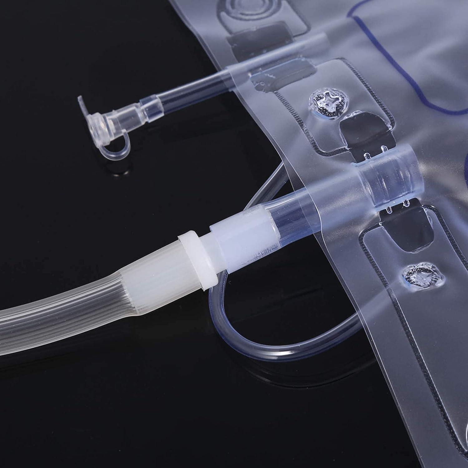 VASADIGITAL VASADIGITAL Men Urinary Drainage Bag with Anti Reflux Chamber Medical Easy-Tapped 1 x 1000 Ml Bags