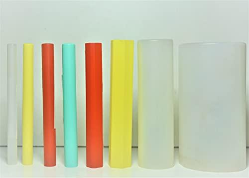 MACPOLE Straw Storage Plastic Goblet 13 mm Visotube for AI Straw 0.25ml & 0.50ml (100 Pcs/Pack, White)