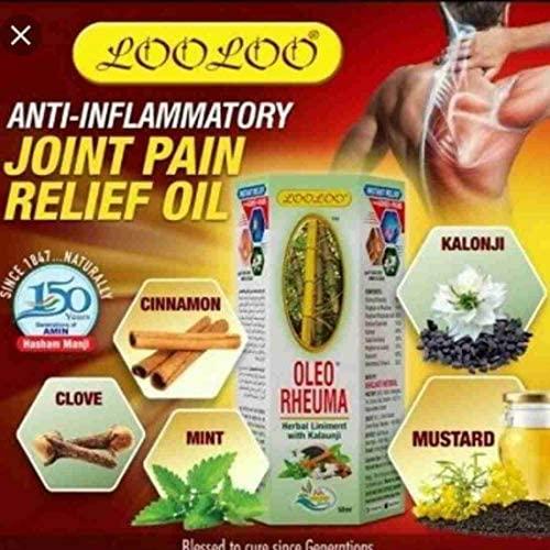 GH GH Looloo Oleo Rheuma Herbal Liniment With Kalonji Pain Relief Oil, 100 ml, Pack of 2