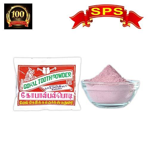 GOPAL Gopal Tooth Powder Natural Dental Cleanser treating Gum Bleeding, Bad Smell and Brushing Teeth - 50gm - Pack of 10