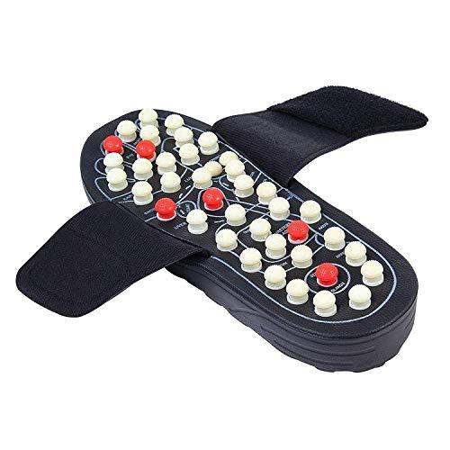 AcuPoints AcuPoints Spring Acupressure and Magnetic Therapy Accu Yoga Paduka/Chappal Slippers for Full Body Blood Circulation Natural Leg Foot Relaxer Massager Slippers for Men and Women (Unisex) (6)