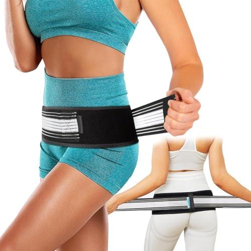 AuFlex AuFlex Neoprene Sciatica Pain Relief Belt - Flexi Back Belt- Lower Back Support Brace For Men And Women - Pelvic Support Belt - Trochanter Belt - Sciatica Pelvis Lumbar Hip Pain Relief