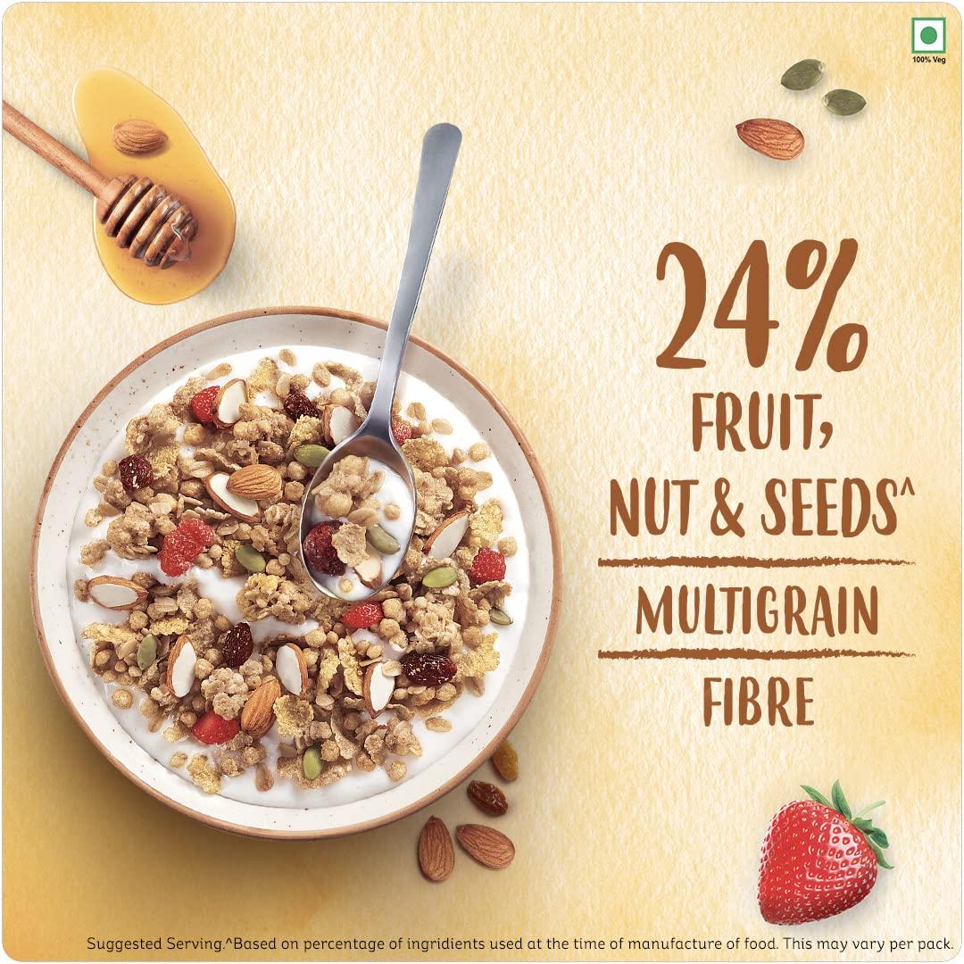 Kellogg's Kellogg\'s Combo, Kellogg\'s Crunchy Granola Almonds and Cranberries 460g and Kellogg\'s Crunchy Granola Honey, Almonds, Strawberries & Pumpkin Seeds, 450 g