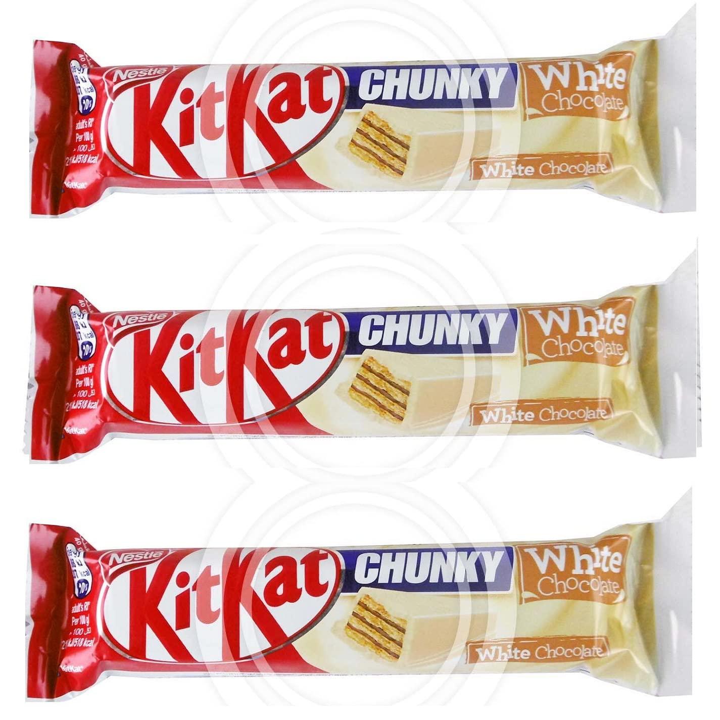 Nestle Nestle KitKat Chunky White Chocolate Bar Each 40g Pack Of 3