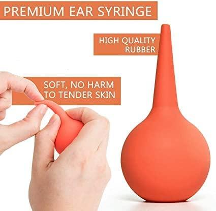 URMIT SURGICAL URMIT SURGICAL Ear Syringe Hand Bulb Syringe Ear Washing Squeeze Bulb for Kids Adults