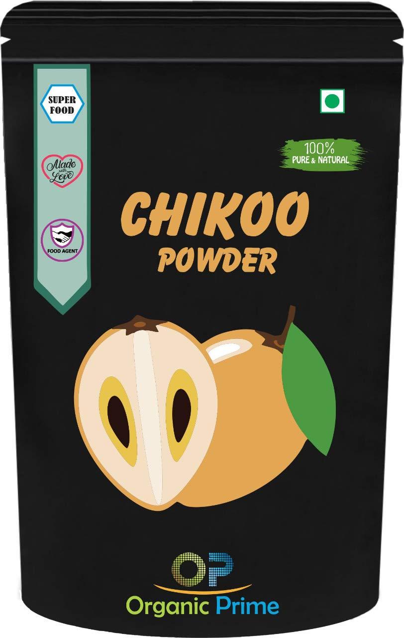 Organic Prime Organic Prime Chiku Powder | Chikoo Fruit Shake Powder | Dry, No Added Sugars and Preservatives - 100 GM by Organic Prime
