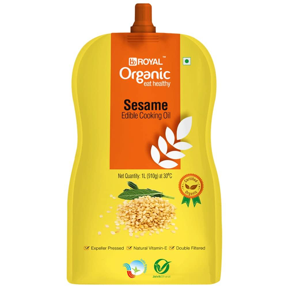 BB Royal BB Royal Organic Cold Pressed Sesame Oil - 1 L (Gingelly Oil)