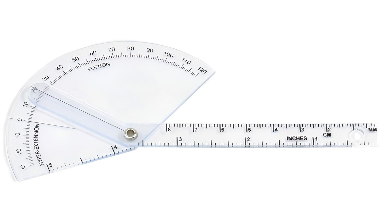 BRAVEZI Bravezi Glaxy Plastic Finger Goniometer 6 Inch (Pack of 1)