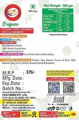 Am 2 Pm Am 2 Pm - Oregano 500Gm, Pizza Seasoning Tasty Powder & Healthy, Oregano Pizza Pasta Seasoning, Spice Blend For Pizza Pasta