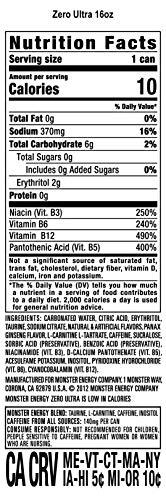 Monster Energy Monster Energy Ultra White Energy Drink, 500 Ml - Ultra White