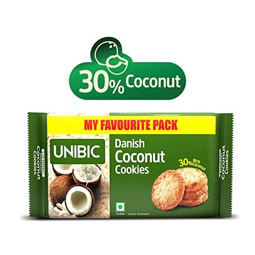 Unibic UNIBIC Danish Coconut Cookies, 900g | Pack of 03