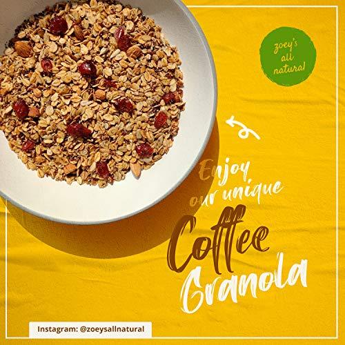 Zoey's All Natural Zoey's All Natural | Oats & Quinoa Granola | Coffee | 400g | Sugar-Free Healthy Breakfast Cereal