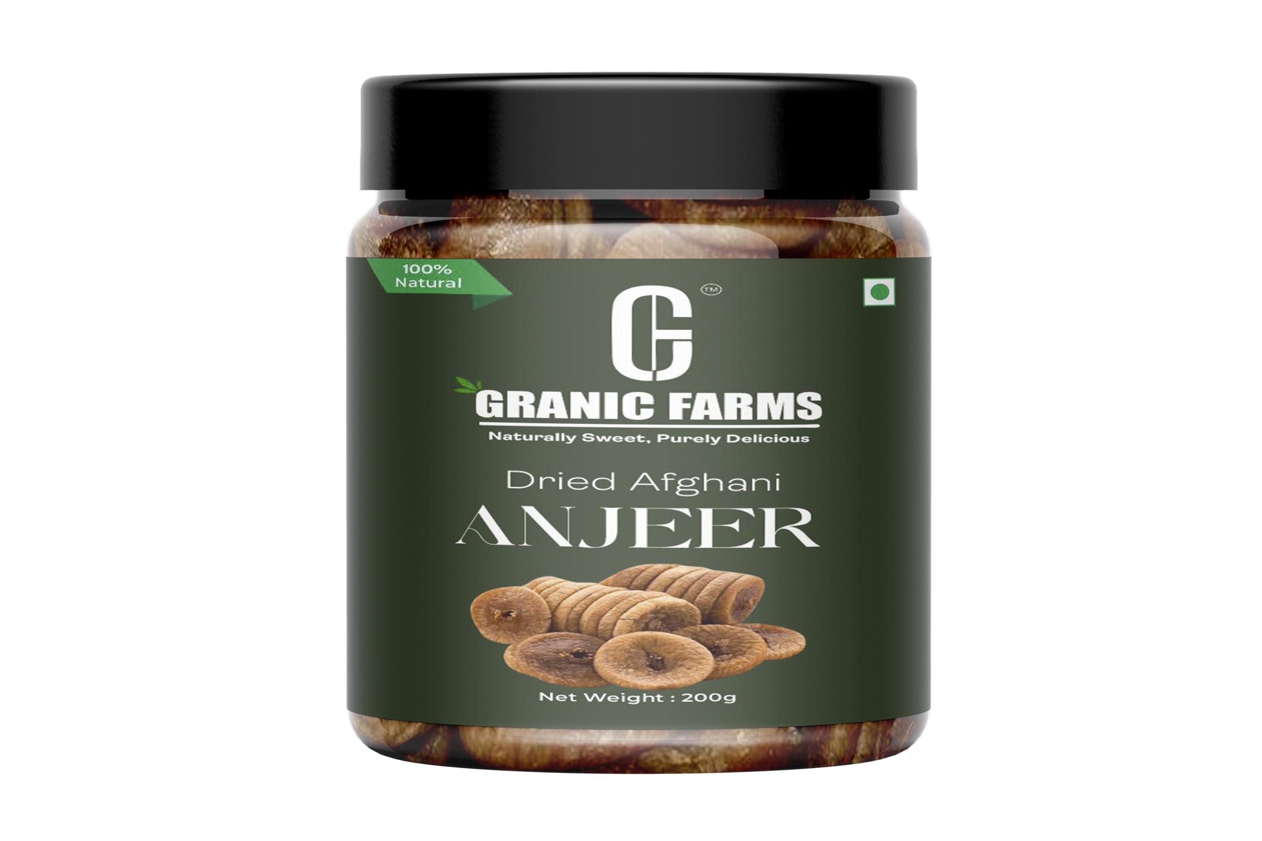 GRANIC FARMS Granic Farms Dry Fruits Combo Pack of 1.2kg | Almonds | Cashews | Pistachios | Raisins | Anjeer | Mixed Nuts| 200gram Each - All Premium Fresh and Healthy| Hampers for Employees, Dry Fruits Gift Pack|