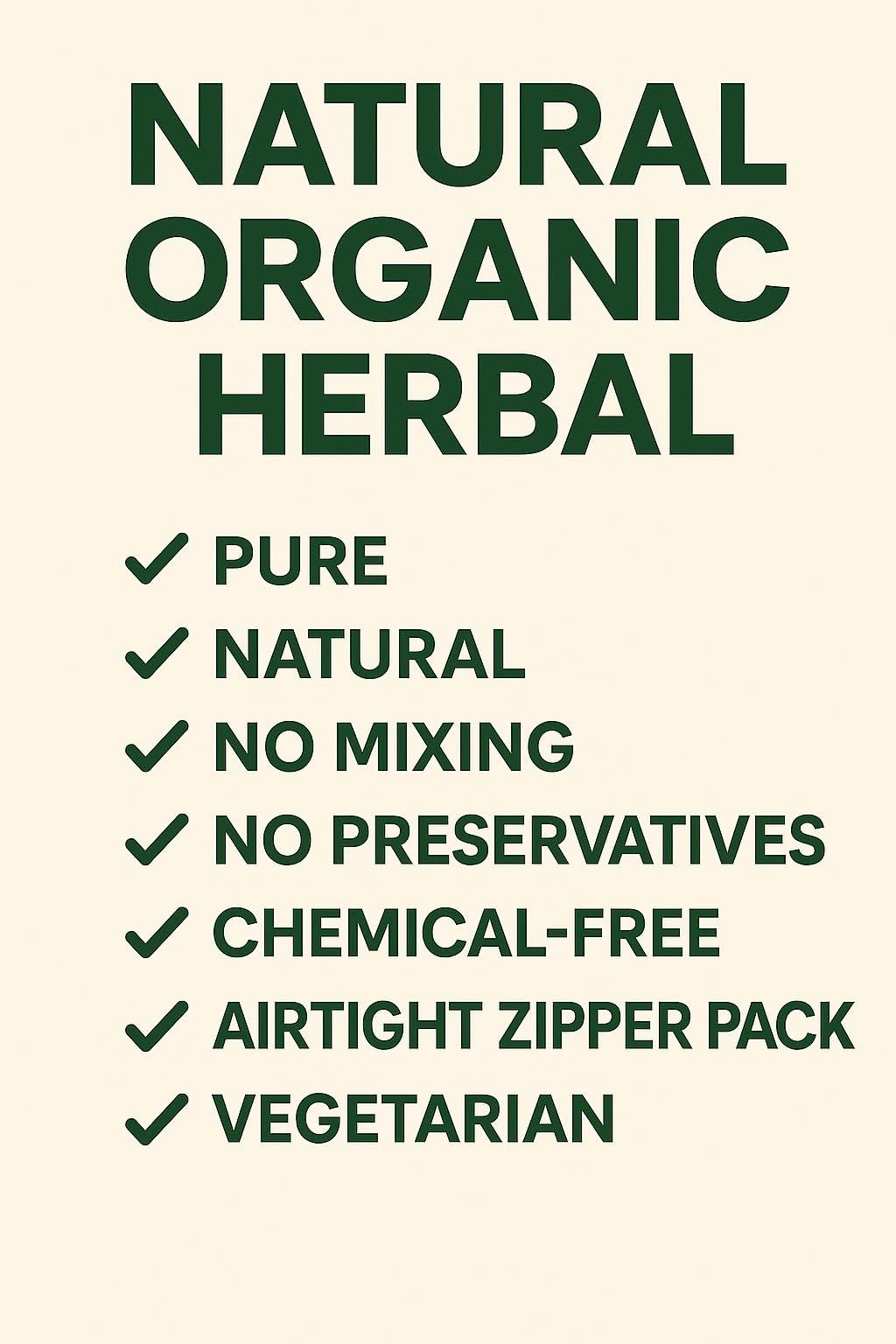 NATURAL ORGANIC HERBAL Natural Organic Herbal Moringa Sun Dried Leaf -50g -Pure- No Mixing-enriched with vitamins and nutrients- -