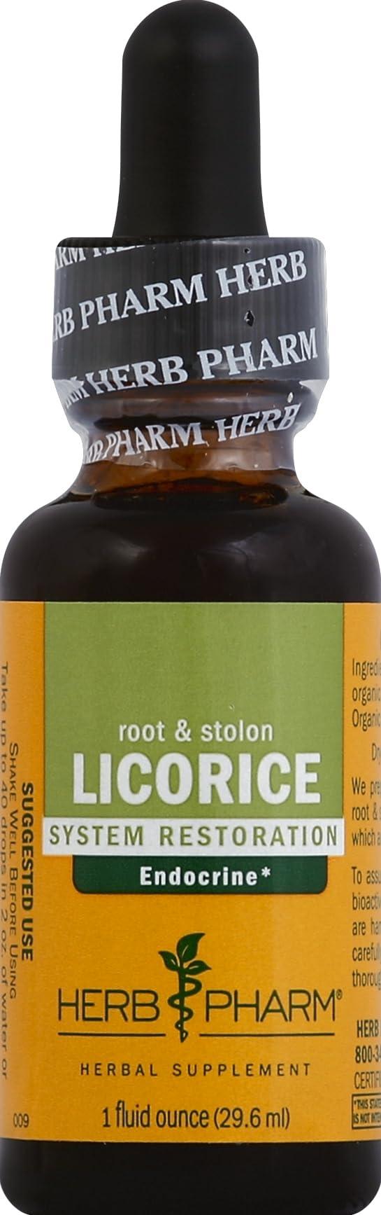 Herb Pharm Herb Pharm, Licorice, System Restoration, 1 fl oz (30 ml)