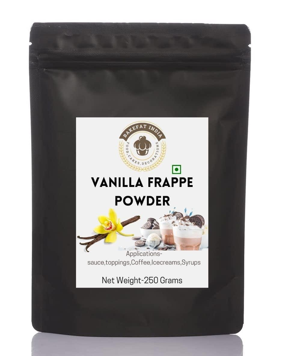 La Aromatic Bakefat India Vanilla Frappe Powder/Coffee Thickener Powder-250gm