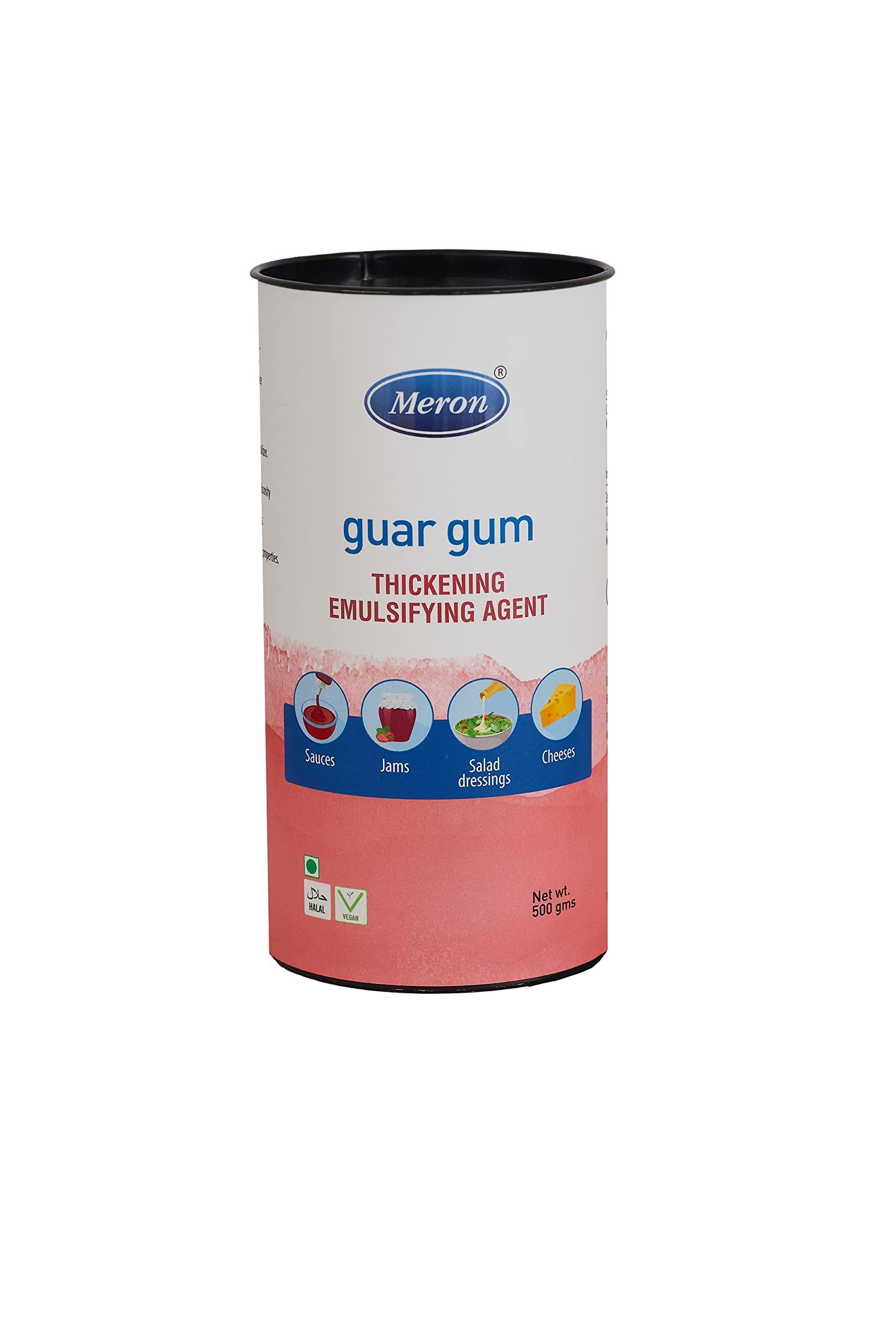 Meron Meron Guar Gum Powder Food Grade for Jams,Sauce,Salad Dressings,Cheese&Spreads (500gms)