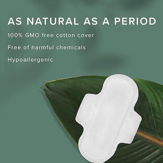 Veeda Veeda Ultra Thin Super Absorbent Day Pads are Always Chlorine Pesticide Dye and Fragrance Free Natural Cotton Sanitary Napkins, 14 Count