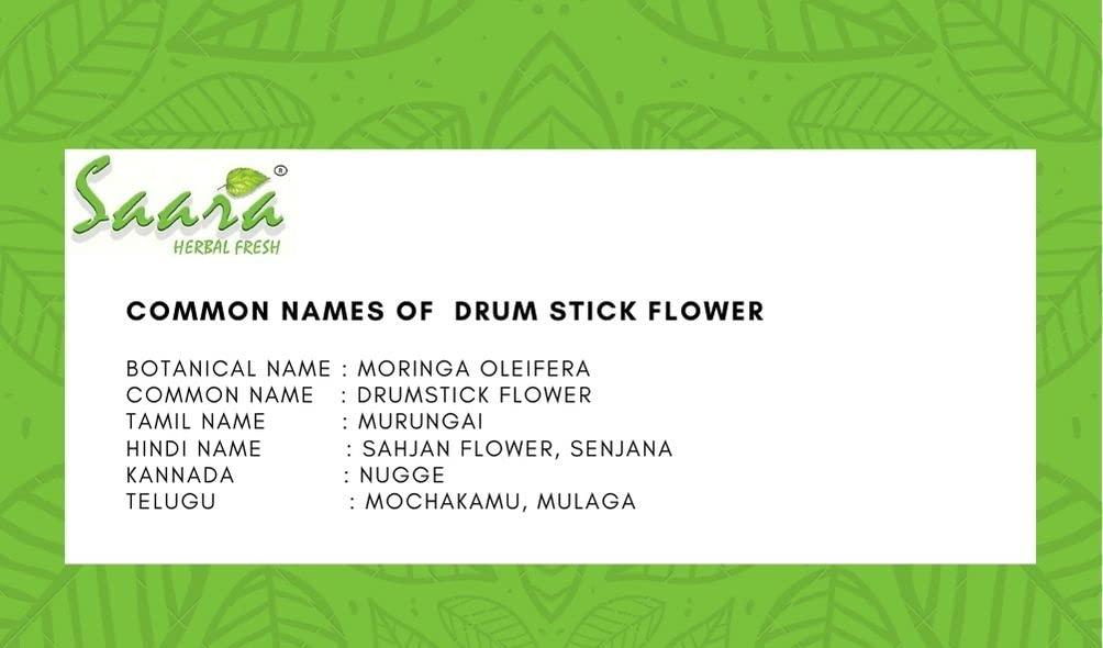 VS Products VS Products Moringa Flower Powder,(350grams) Murungai Poo Powder, Drumstick Flower, Dry Murungai Poovu Powder, for Making Herbal Tea, Soup, Salads, 350g( Pack of 3 x 100gm, Pack of 1 X 50gm)