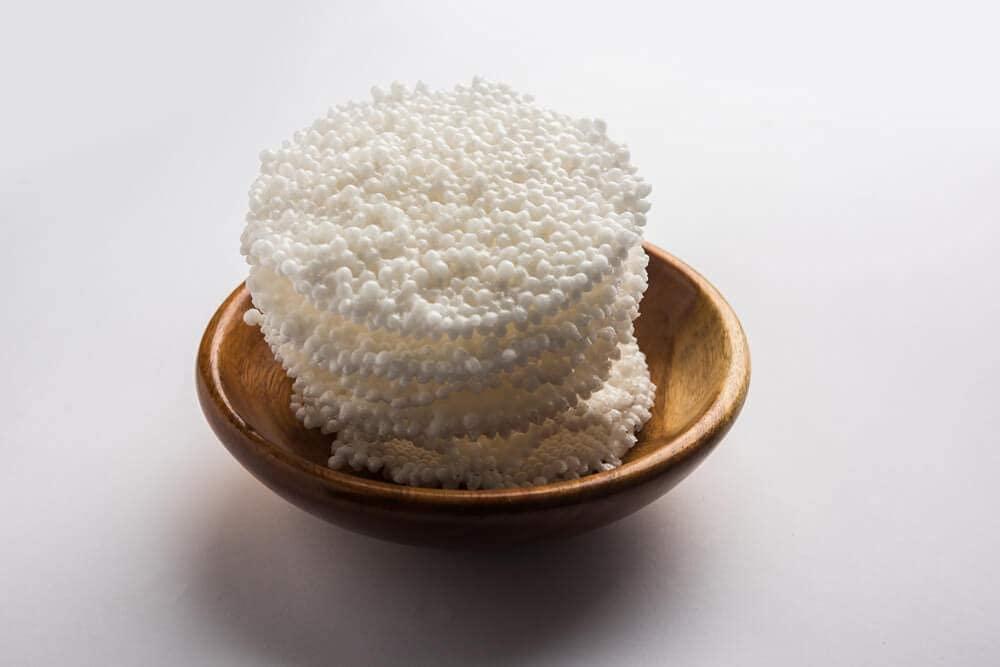 FreshoCartz FreshoCartz White Sabudana Papad | Sago Papad | Tapioca Papad Ready to Fry for Fast, Upwas, Vrat and Snacks (200gm)