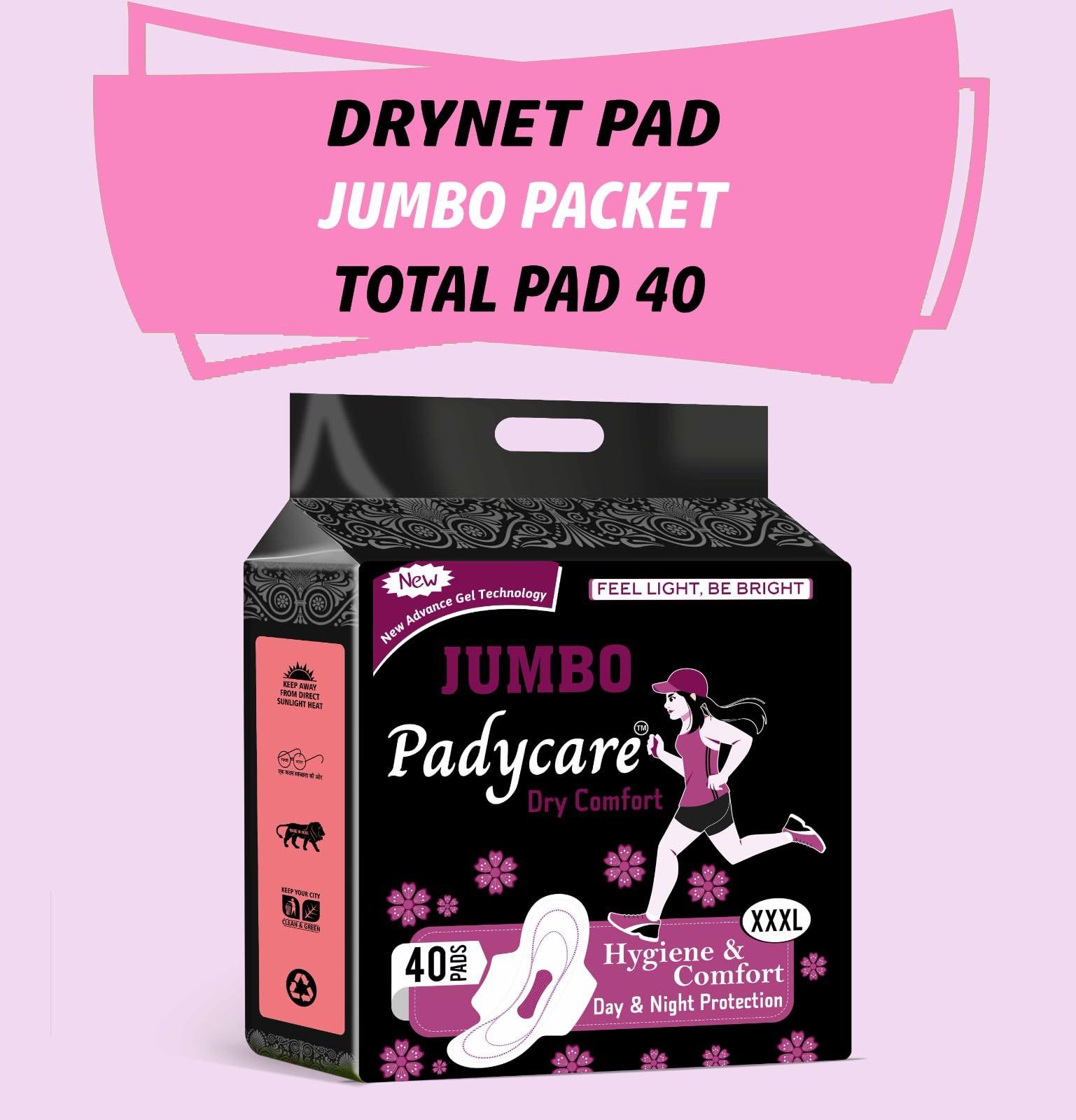 Padycare Padycare maxi care Sanitary Napkin Regular Pad 40 Pads Day & Night Protection-XXXL (120)